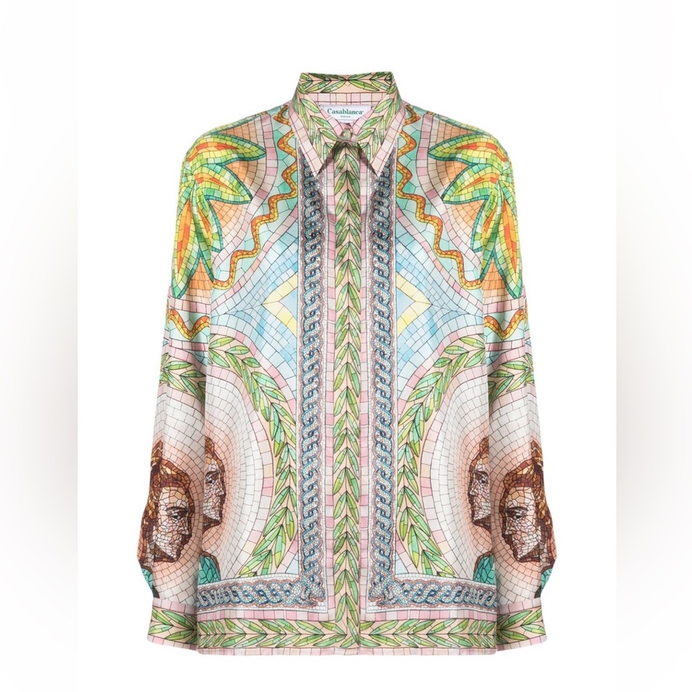 Casablanca Silk Blouse